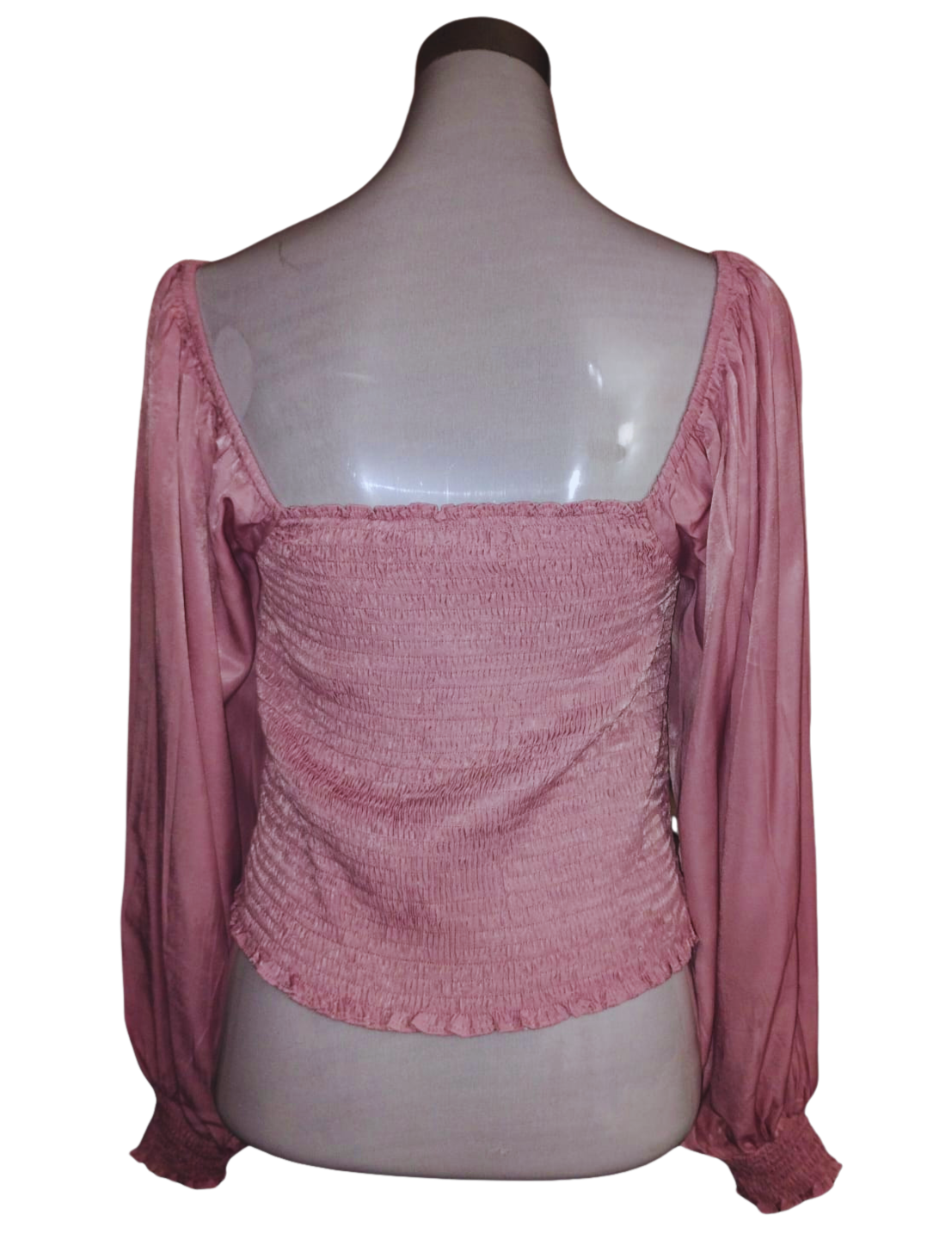 Blusa rosa pálido cuerpo elasticado cod 4000016