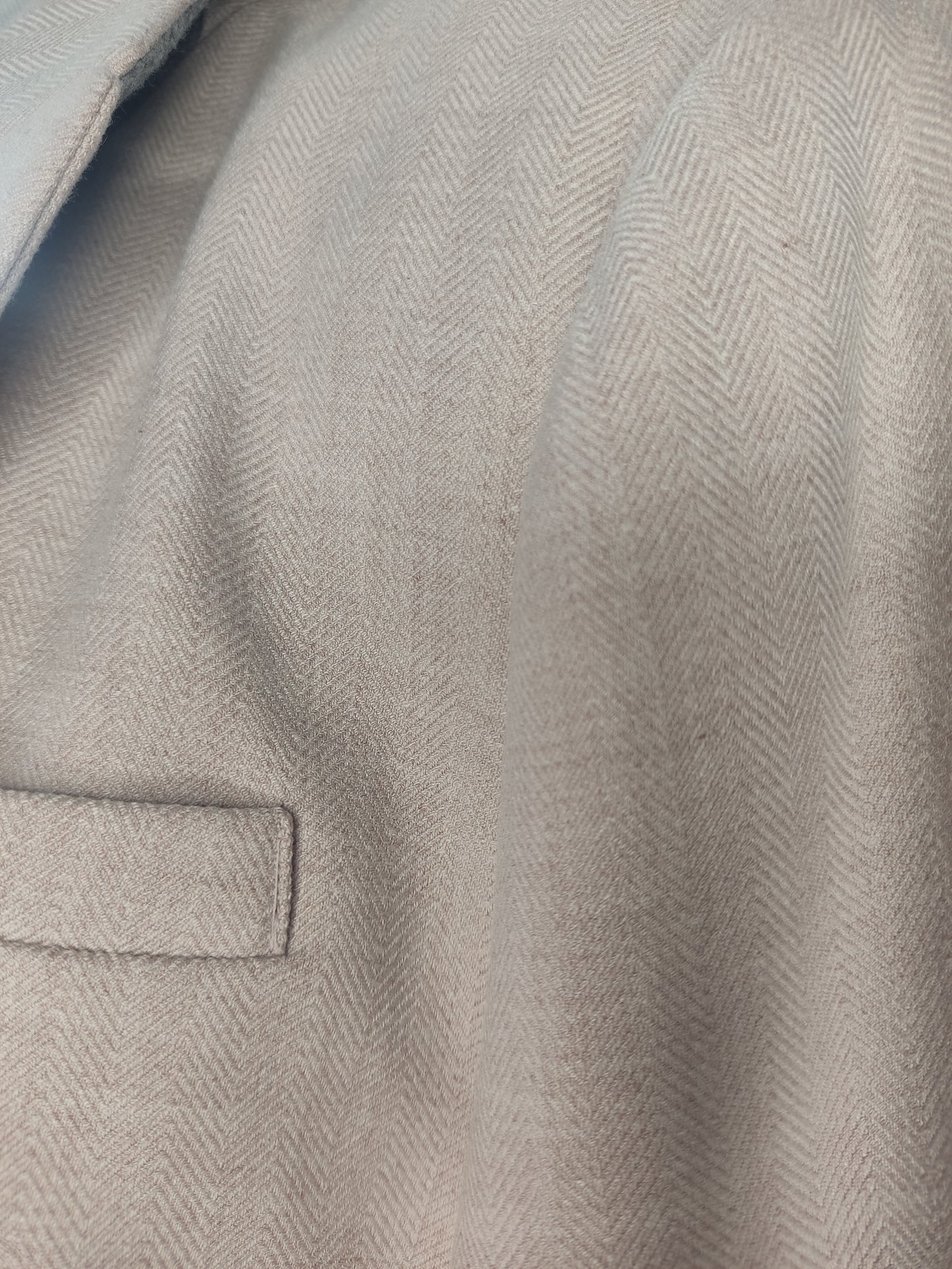 Chaqueta blazer rosado diseño espiga de punto cod 1000002