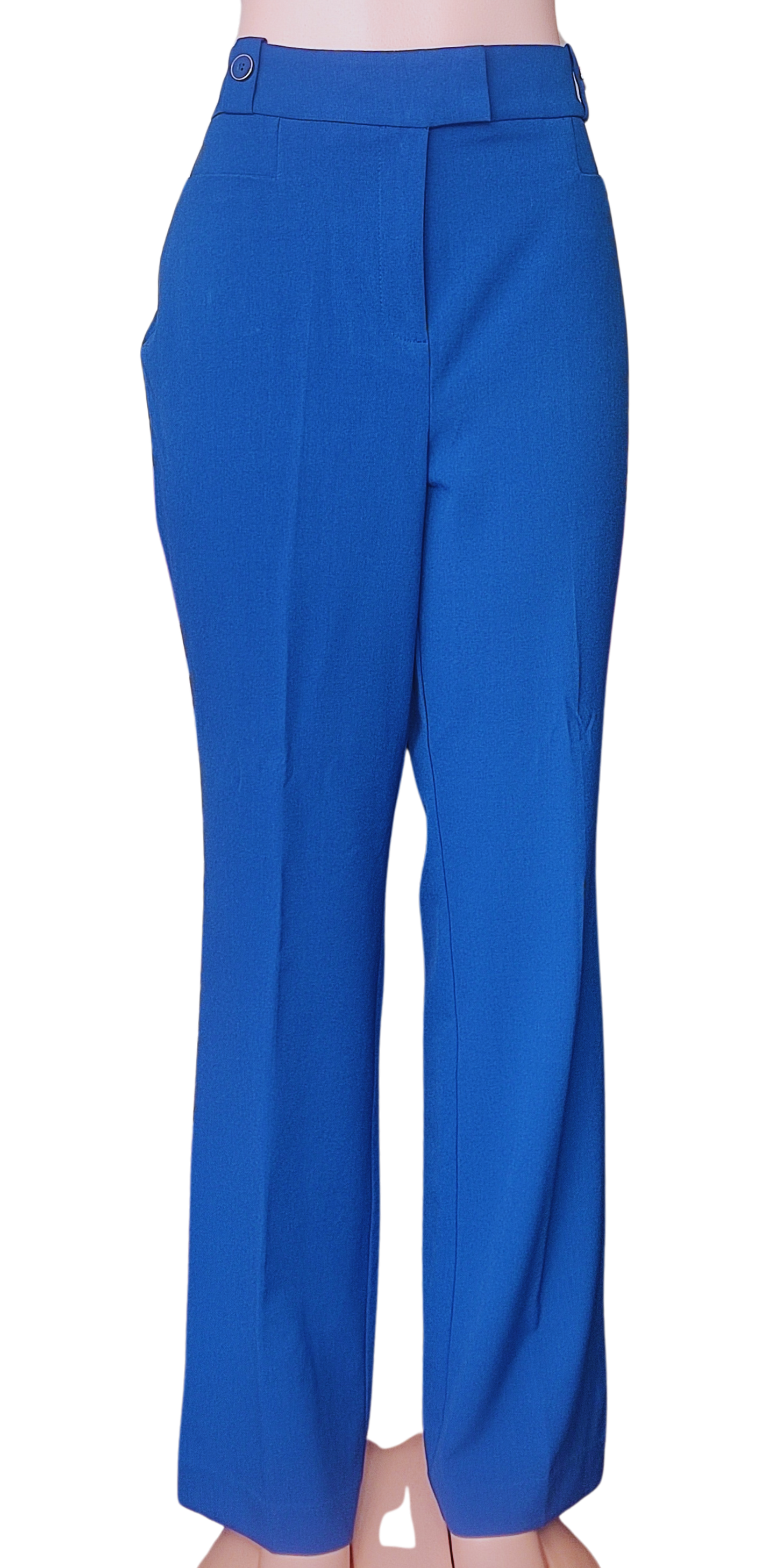 Pantalón azul rey corte recto cod 3000009