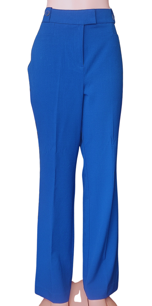 Pantalón azul rey corte recto cod 3000009