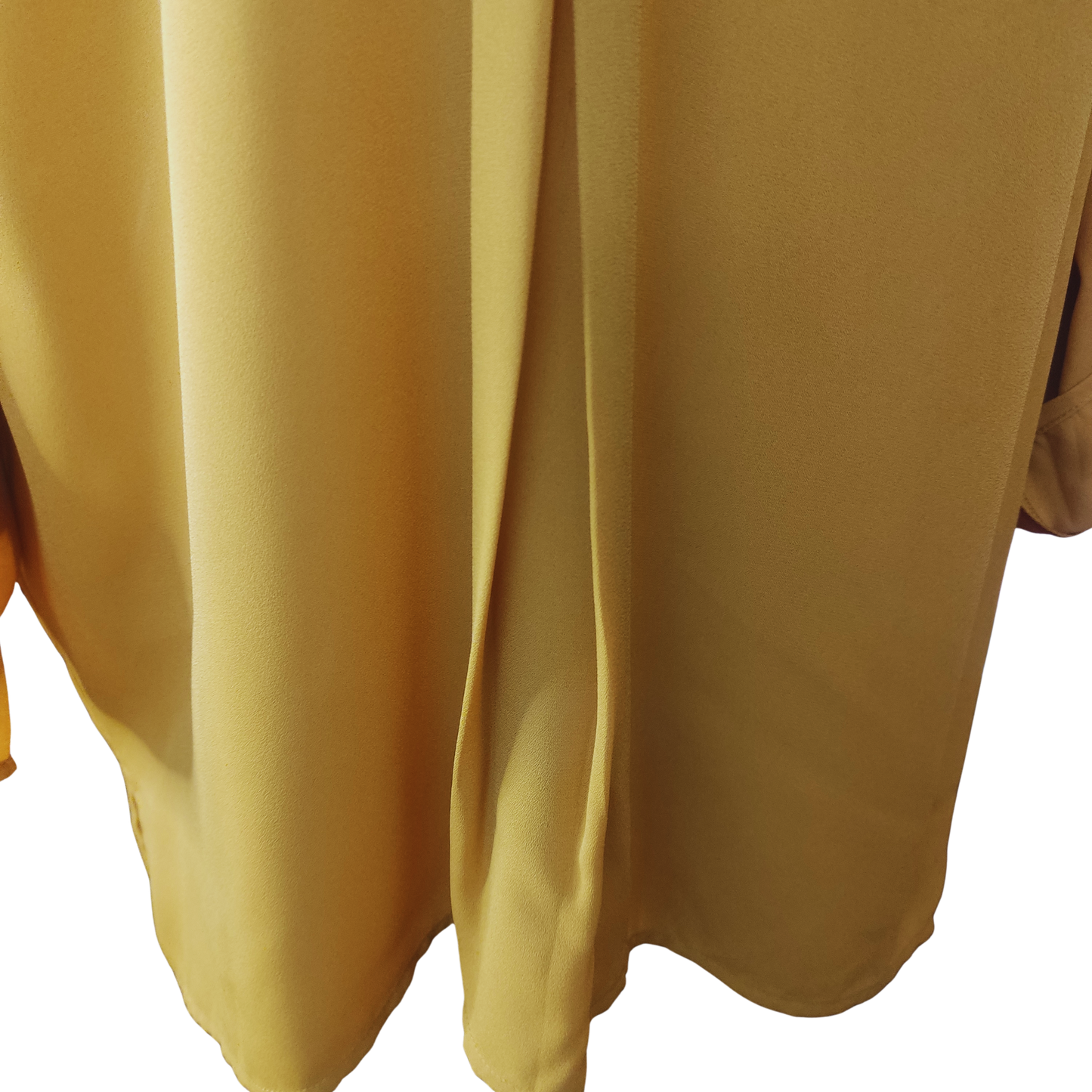 Blusa color amarillo mostaza escote en V cod 4000021