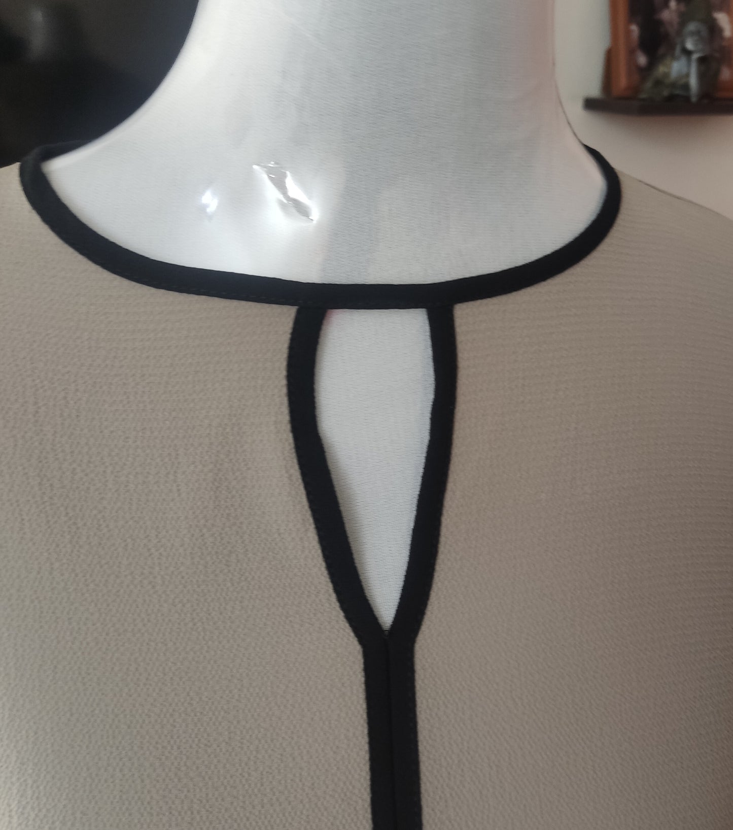 Blusa color gris y negro cod. 4000023