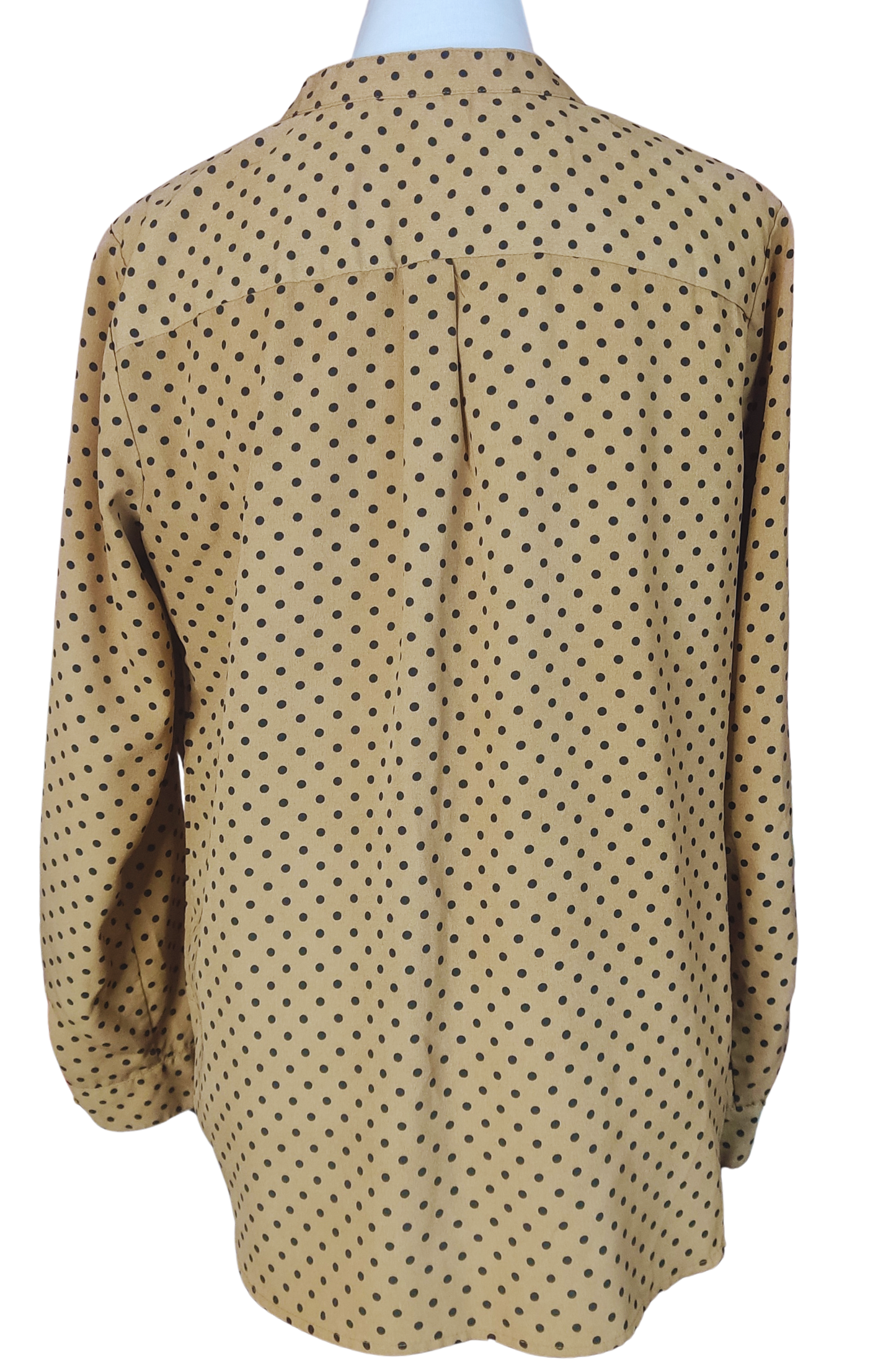 Blusa color marrón con lunares negros cod 4000024
